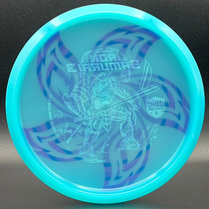 LORE | Discmania Eagle McMahon Iron Samurai 3 Color Glow C-Line MD3 | Silver Stamp | 178g