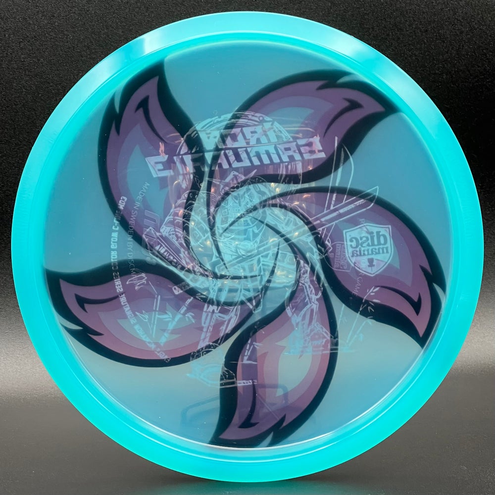 LORE | Discmania Eagle McMahon Iron Samurai 3 Color Glow C-Line MD3 | Silver Stamp | 179g #2