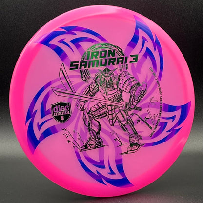 LORE | Discmania Eagle McMahon Iron Samurai 3 Color Glow C-Line MD3 | Silver Stamp | 180g