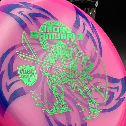 LORE | Discmania Eagle McMahon Iron Samurai 3 Color Glow C-Line MD3 | Silver Stamp | 180g