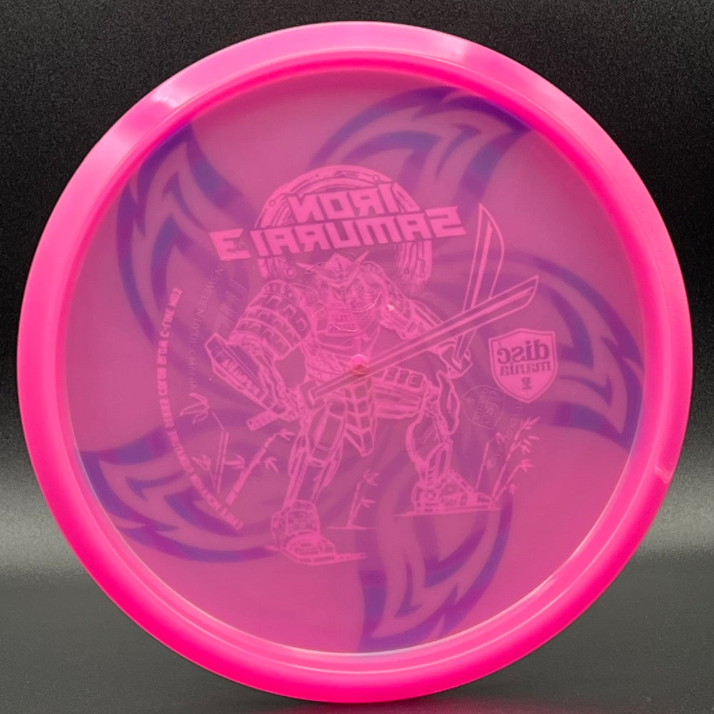 LORE | Discmania Eagle McMahon Iron Samurai 3 Color Glow C-Line MD3 | Silver Stamp | 180g