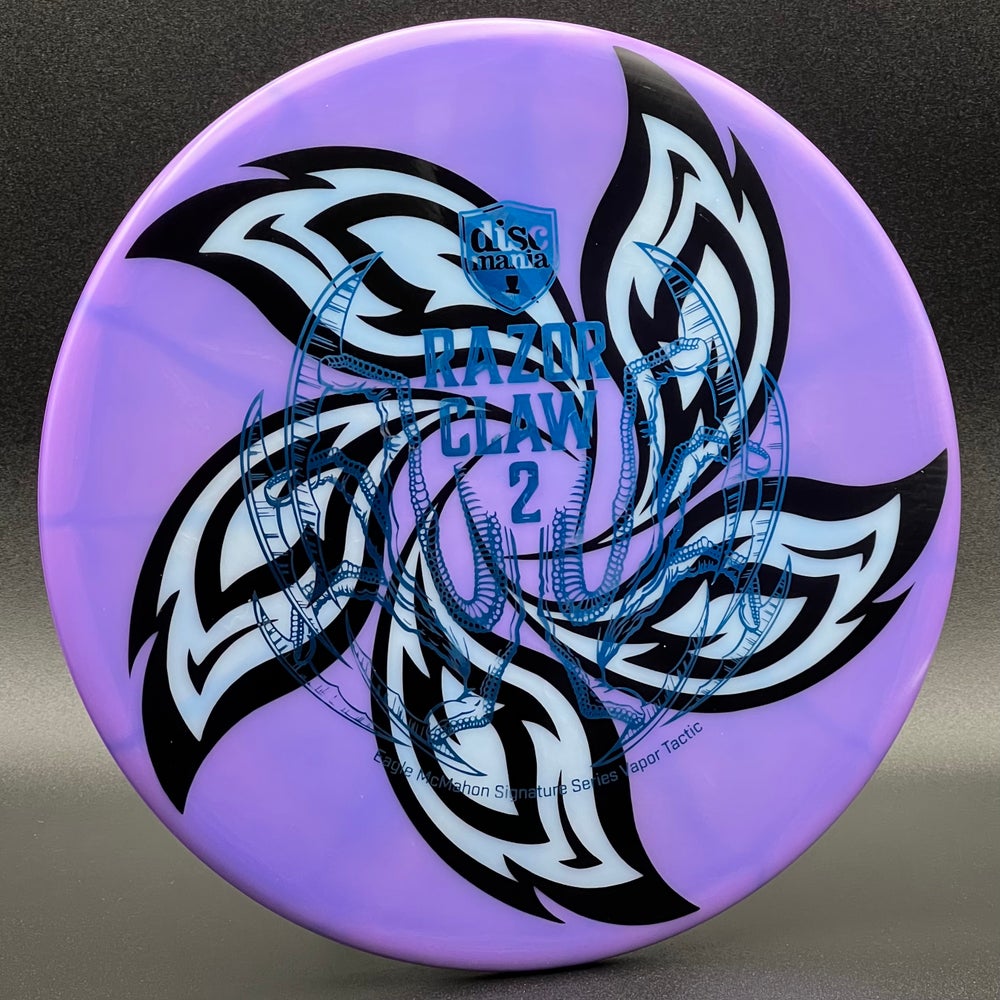 LORE | Discmania Eagle McMahon Signature Series Razor Claw 2 Vapor Lux Tactic | Blue Stamp | 176g
