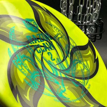 LORE | Discmania Eagle McMahon Signature Series Razor Claw 2 Vapor Lux Tactic | Green Stamp | 178g