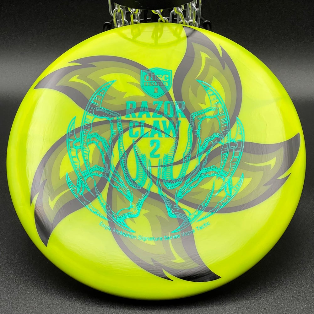 LORE | Discmania Eagle McMahon Signature Series Razor Claw 2 Vapor Lux Tactic | Green Stamp | 178g