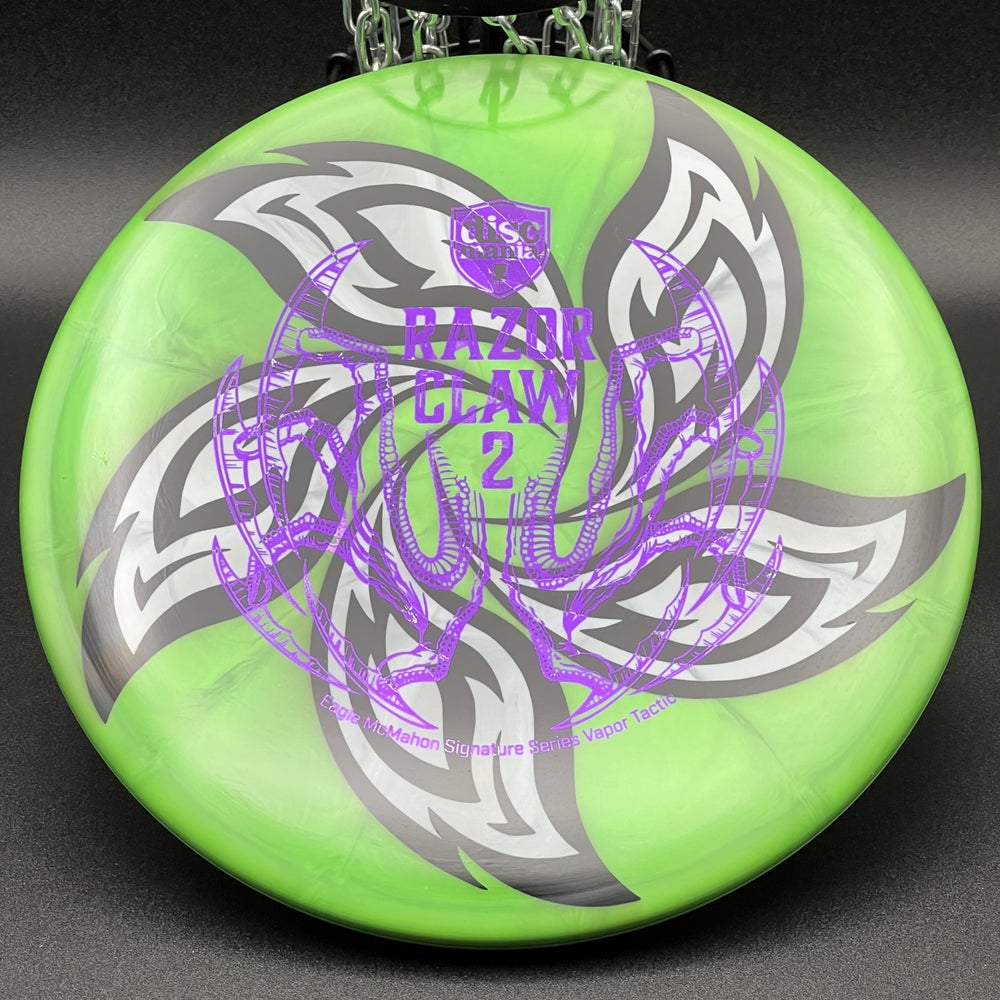 LORE | Discmania Eagle McMahon Signature Series Razor Claw 2 Vapor Lux Tactic | Purple Stamp | 175g