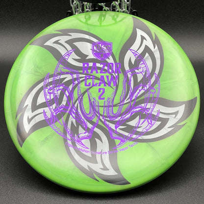 LORE | Discmania Eagle McMahon Signature Series Razor Claw 2 Vapor Lux Tactic | Purple Stamp | 175g