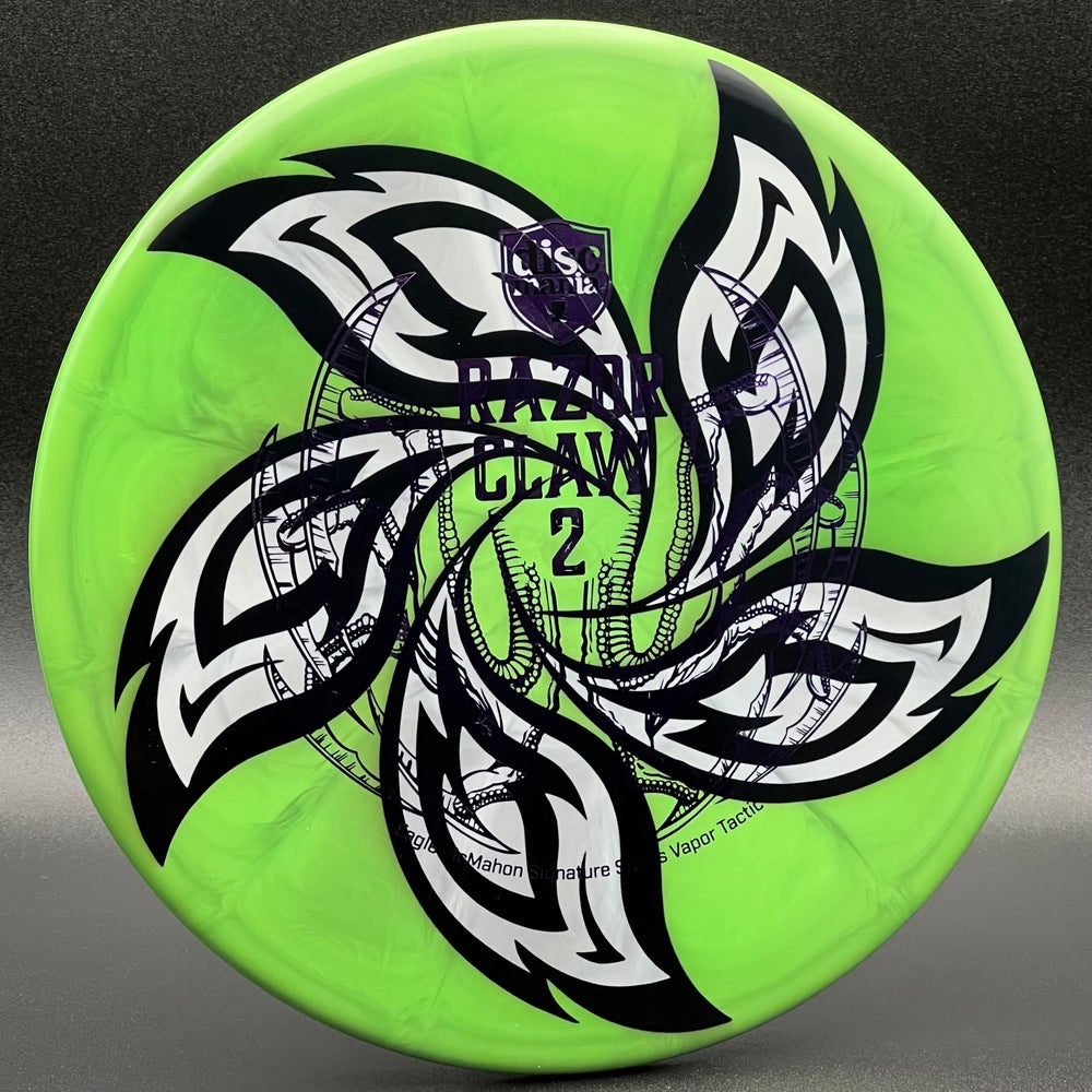 LORE | Discmania Eagle McMahon Signature Series Razor Claw 2 Vapor Lux Tactic | Purple Stamp | 175g