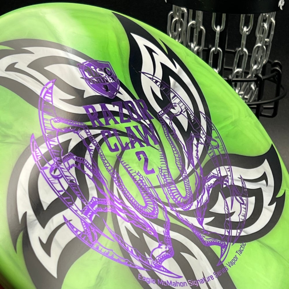 LORE | Discmania Eagle McMahon Signature Series Razor Claw 2 Vapor Lux Tactic | Purple Stamp | 175g