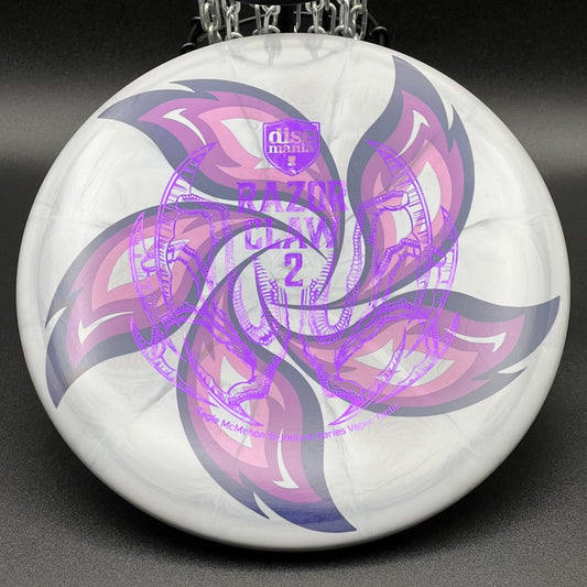 LORE | Discmania Eagle McMahon Signature Series Razor Claw 2 Vapor Lux Tactic | Purple Stamp | 176g