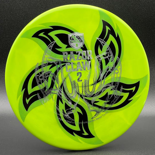 LORE | Discmania Eagle McMahon Signature Series Razor Claw 2 Vapor Lux Tactic | Silver Stamp | 177g