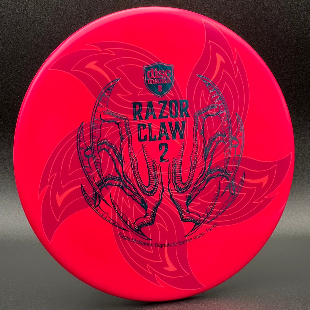 LORE | Discmania Eagle McMahon Signature Series Razor Claw 2 Vapor Lux Tactic | Teal Stamp | 175g