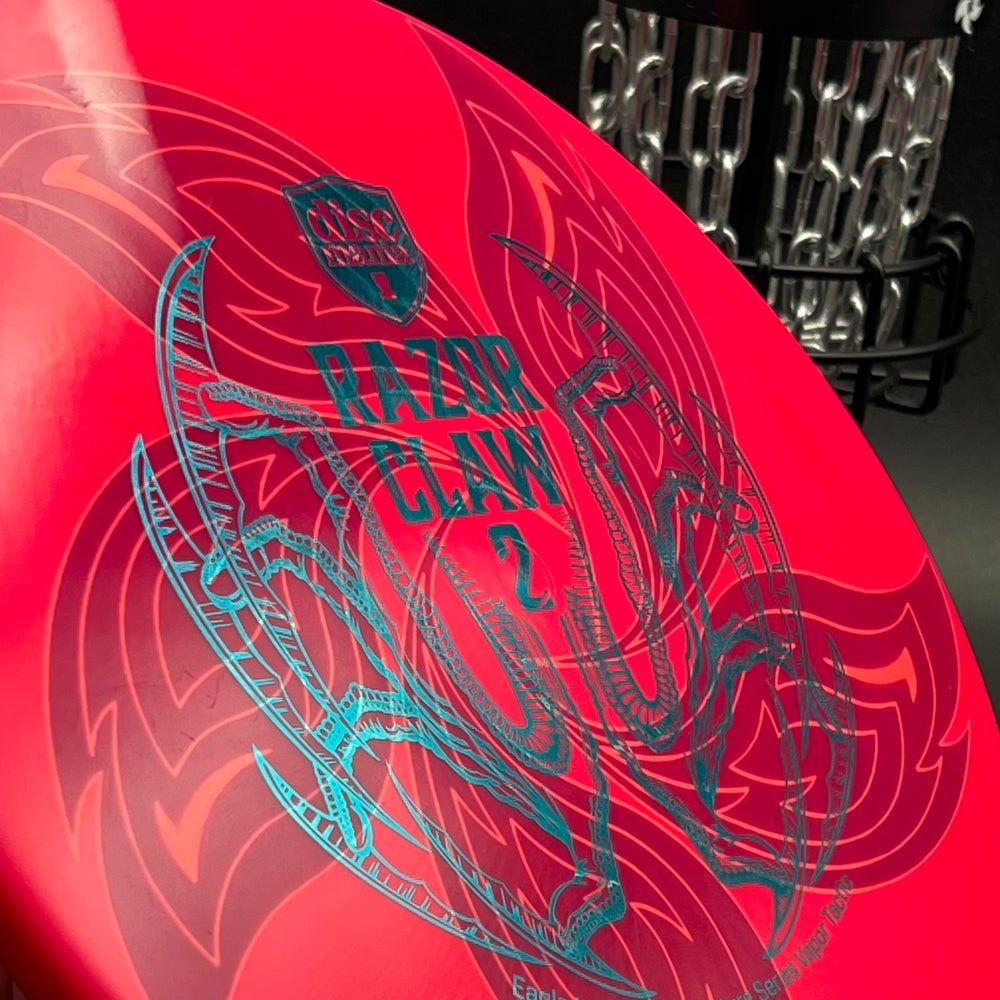 LORE | Discmania Eagle McMahon Signature Series Razor Claw 2 Vapor Lux Tactic | Teal Stamp | 175g