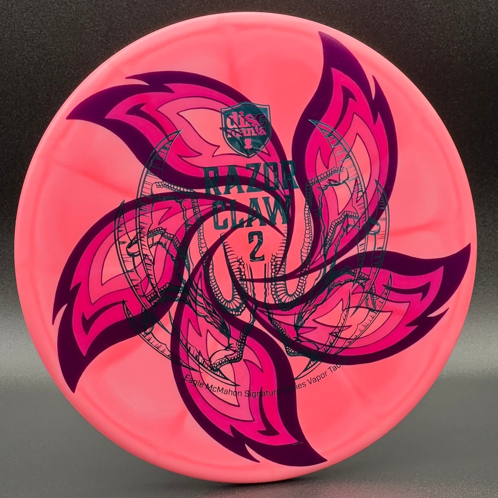 LORE | Discmania Eagle McMahon Signature Series Razor Claw 2 Vapor Lux Tactic | Teal Stamp | 176g