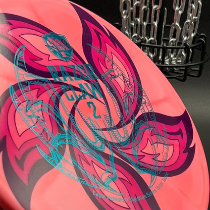 LORE | Discmania Eagle McMahon Signature Series Razor Claw 2 Vapor Lux Tactic | Teal Stamp | 176g