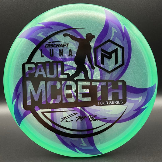 LORE | Discraft 2021 Paul McBeth Tour Series Metallic Z Luna | Black Stamp | 175g