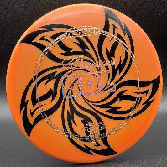 LORE | Discraft 5x Paige Pierce Z SOL | Gold Glitter Stamp | 172g