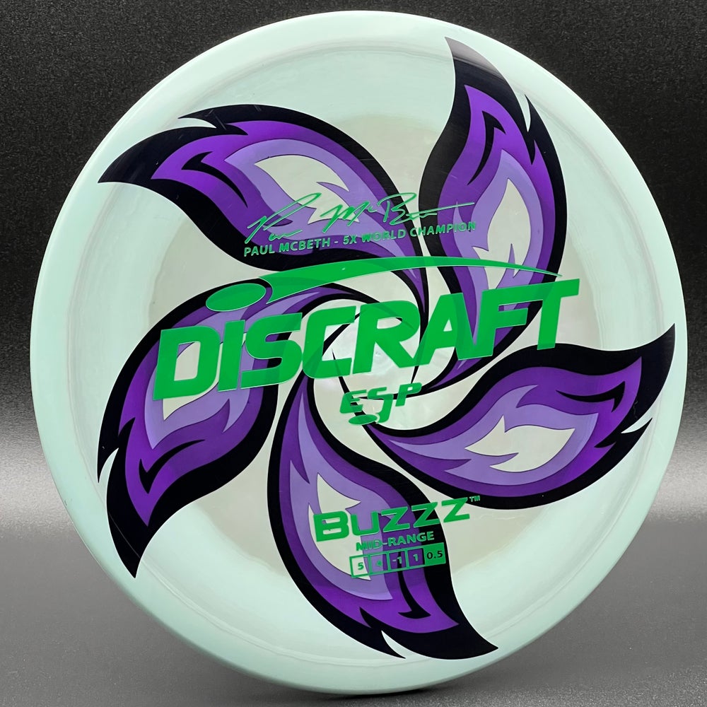 LORE | Discraft 5x Paul McBeth ESP Buzzz | Green Stamp | 178g