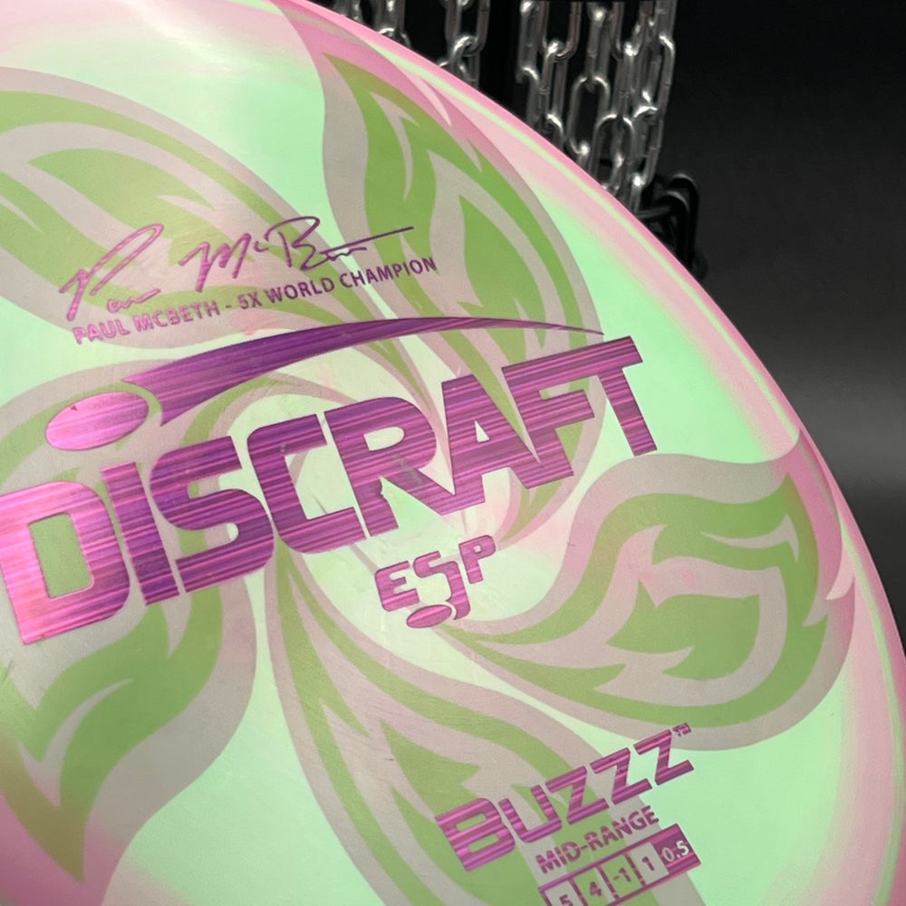 LORE | Discraft 5x Paul McBeth ESP Buzzz | Purple Lines Stamp | 178g