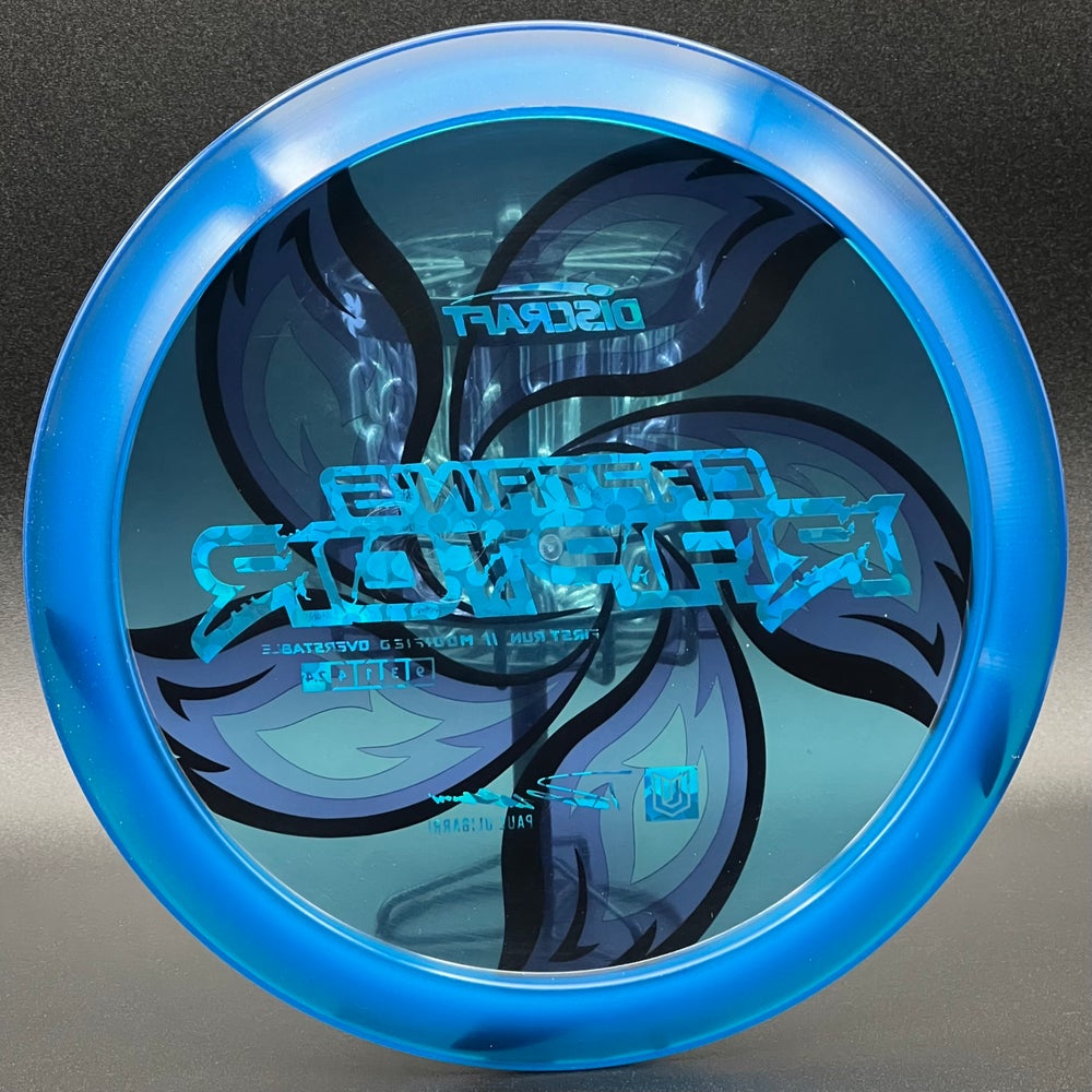 LORE | Discraft First Run Paul Ulibarri Special Blend Z Captain's Raptor | Gold Flowers Stamp | 176g