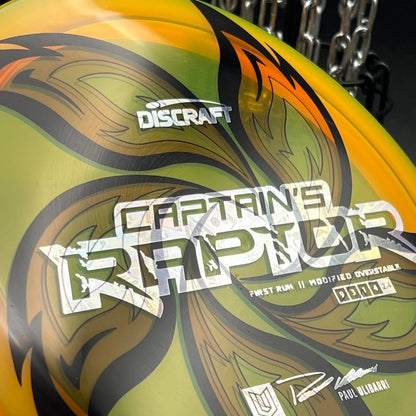 LORE | Discraft First Run Paul Ulibarri Special Blend Z Captain's Raptor | Money Stamp | 174g
