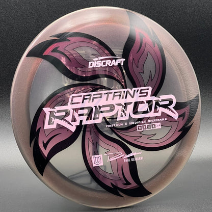 LORE | Discraft FR Paul Ulibarri Special Blend Z Captain's Raptor | Matte Pink Stamp | 175g