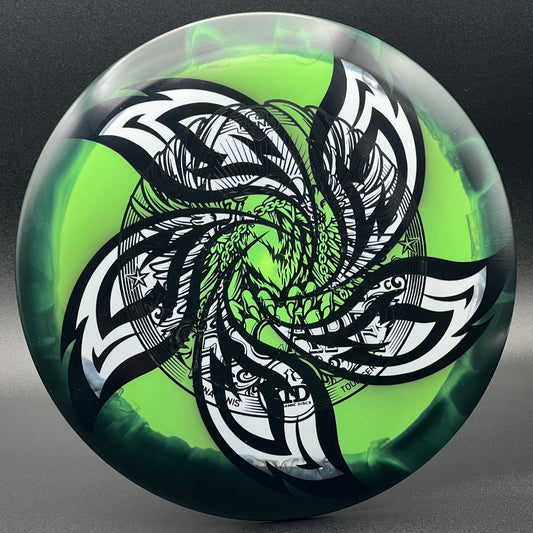 LORE | Dynamic Discs 2022 Kona Panis Tour Series Orbit Escape | Black/Money Stamp | 175g #6