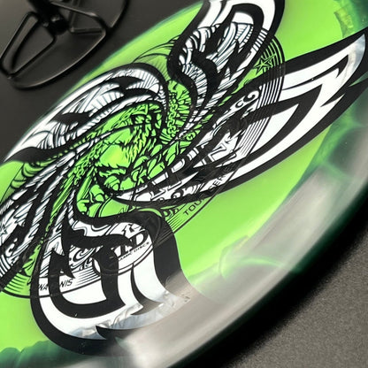 LORE | Dynamic Discs 2022 Kona Panis Tour Series Orbit Escape | Black/Money Stamp | 175g #6