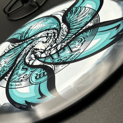 LORE | Dynamic Discs 2022 Kona Panis Tour Series Orbit Escape | Black/Pink Flowers Stamp | 175g #8