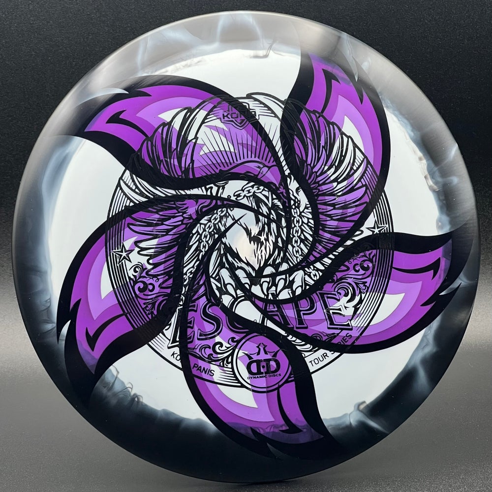 LORE | Dynamic Discs 2022 Kona Panis Tour Series Orbit Escape | Black/Shatterberry Stamp | 175g #14