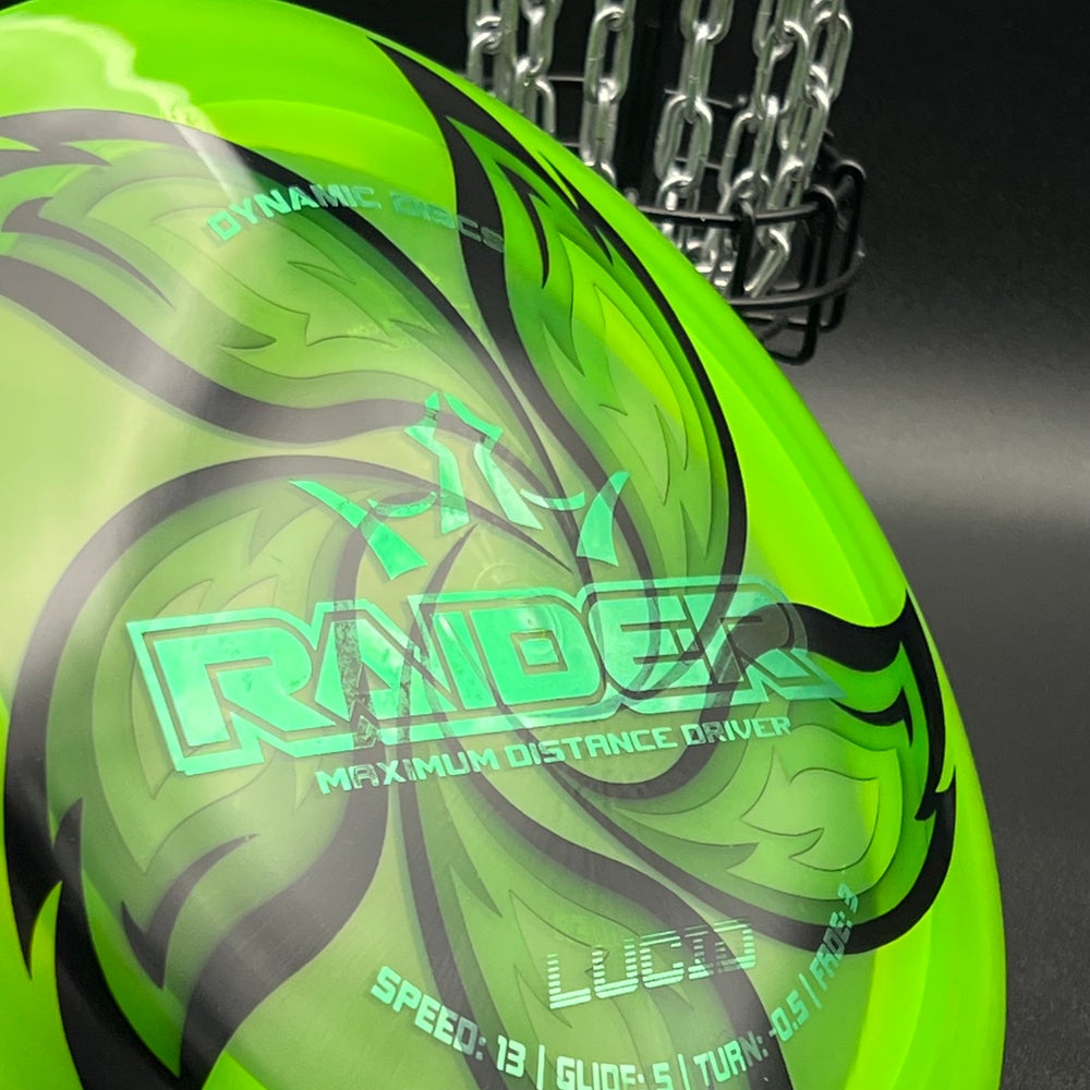 LORE | Dynamic Discs Lucid Raider | Green Stamp | 176g