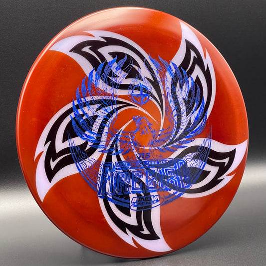 LORE | Innova 2021 Nate Sexton Tour Series Champion Glow Firebird | Blue Shatter Stamp | 176g