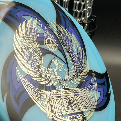 LORE | Innova 2021 Nate Sexton Tour Series Champion Glow Firebird | Gold/Silver Stamp | 177g