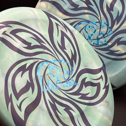 LORE (Pair) | Discraft Brian Earhart Rubber Blend BangerGT | Blue Shatter Stamp | 175, 178g