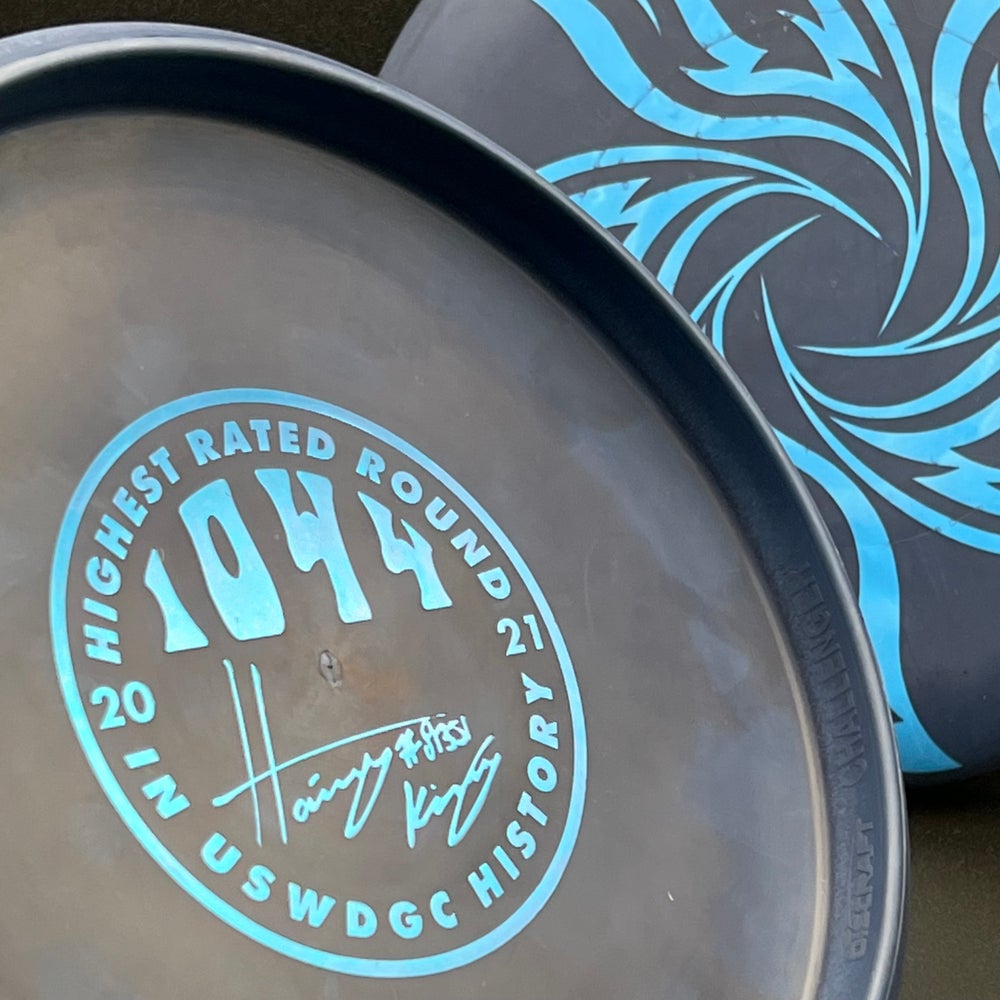 LORE (Pair) | Discraft Hailey King CT Challenger | Wiped (Top)/Blue Holo (Bottom) Stamp | 172g